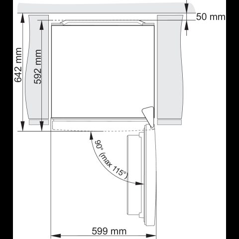 Gorenje NRK6192AXL4 Brīvi novietots 300 L Pelēks