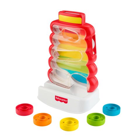 Fisher Price Fisher-Price Drop Through Rock-a-Stack Baby & Toddler Developmental Acti…