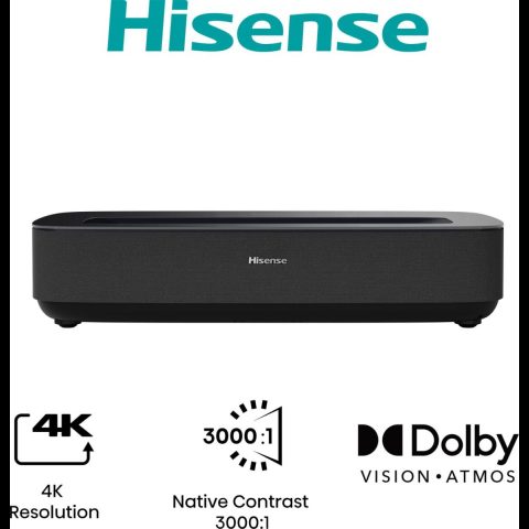 Hisense PL1SE projicēšanas TV Ultra īsa fokusa projektors 2100 ANSI lūmeni UHD 4…