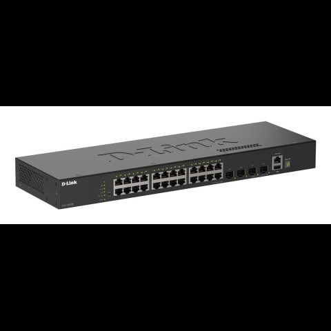 D-Link 28-Port Gigabit Stackable Smart Managed Switch with 4 x 10G SFP+ Ports