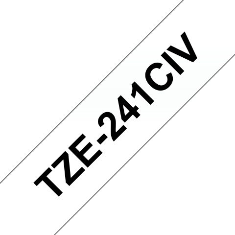 Brother TZE-241CIV marķēšanas lenta TZ