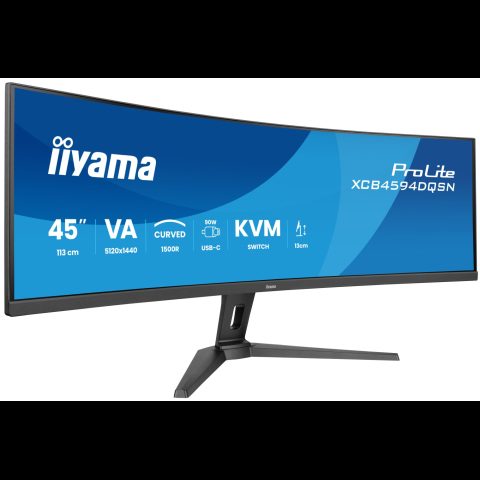 Iiyama G-MASTER 45"LCD Curved Bus. UWQHD monitori 113 cm (44.5") 5120 x 1440 pi…