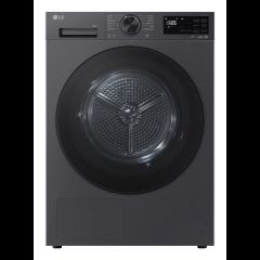 LG RHX5009TBB tumble dryer Freestanding Front-load 9 kg Graphite