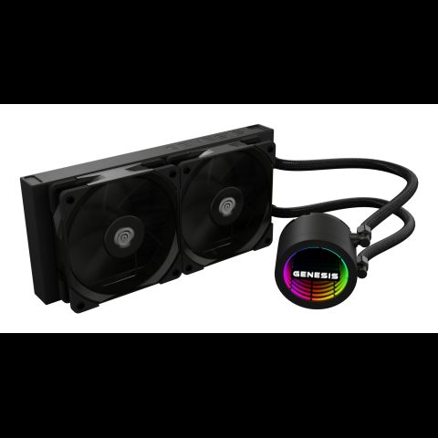 Genesis Hydria 240 Processor All-in-one liquid cooler Black