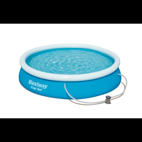 Bestway Fast Set 57274 virszemes baseins Piepūšams baseins Apaļš 5377 L Zils