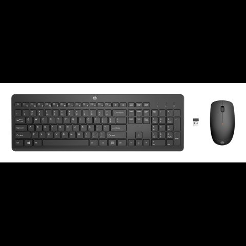 Klaviatūra Hewlett Packard (HP) HP 230 set (CZ+SK) juoda