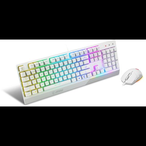 MSI VIGOR GK30 tastatūra Pele iekļauta Speļu USB QWERTY US International Bal…