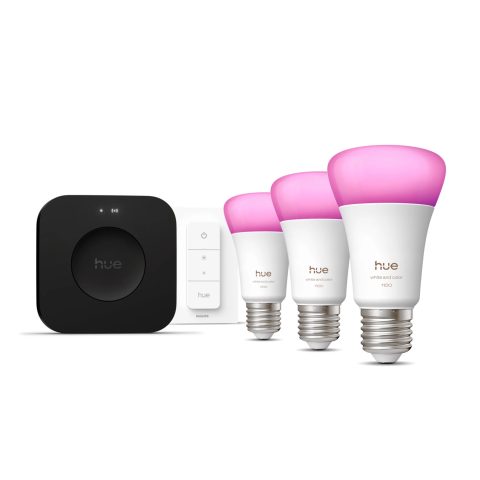 Philips Hue balta un krāsaina atmosfēras gaisma Sākuma komplekts: 3 gab. viedās…