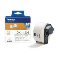 Brother DK-11208 marķēšanas lenta Melns uz balta