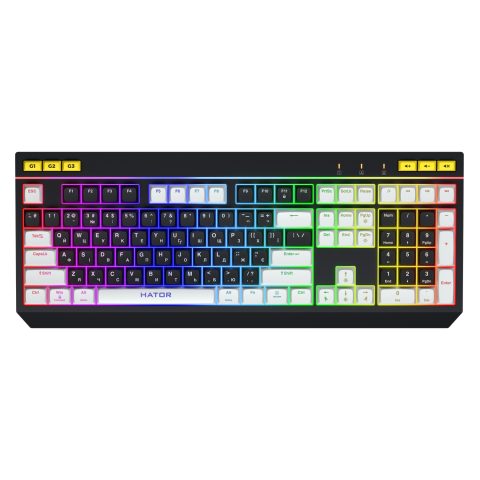 Hator Icefall keyboard Gaming USB QWERTY US English Black