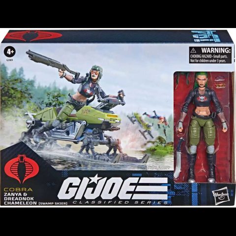 Hasbro G.I. Joe Classified Series Cobra Zanya and Dreadnok Chameleon figure 15c…