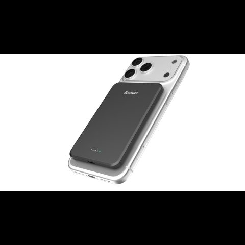 eSTUFF ES641100 power bank Wireless charging Black