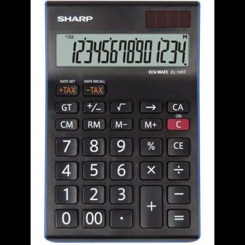Sharp EL-145T kalkulators Desktops Finanšu kalkulators Melns
