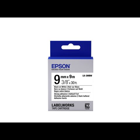 Epson LK-3WBW этикеточная лента Черный на белом