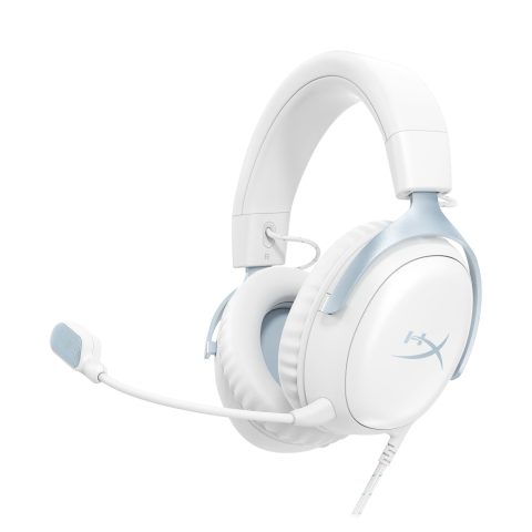 HyperX Cloud III - Gaming Headset (White/Blue)
