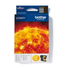 Brother LC980Y струйный картридж 1 шт Подлинный Желтый
