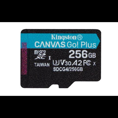 Kingston Technology Canvas Go! Plus 256 GB MicroSD UHS-I Класс 10