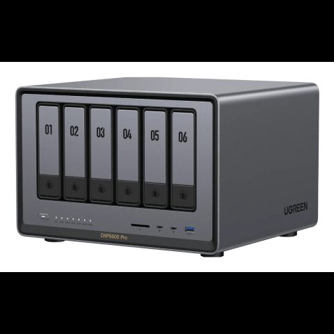 Ugreen NASync DXP6800 Pro NAS Kompakts Intel® Core™ i5 i5-1235U 8 GB DDR5 0 TB…