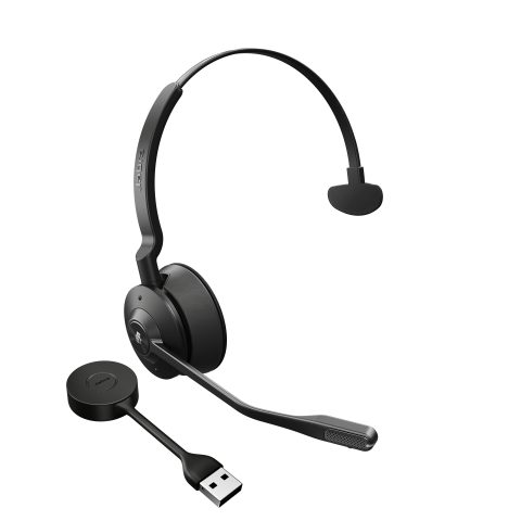 Jabra Engage 55 Austiņas Bezvadu Birojs / zvanu centrs Melns
