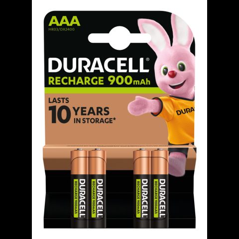 Duracell StayCharged AAA (4pcs) Akumulators Niķeļa-metāla hidrīda (NiMH)