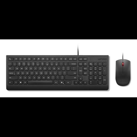 Lenovo 4X31R64414 keyboard Mouse included Universal USB German Black