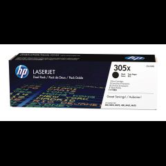 Hewlett Packard (HP) HP 305X 2-pack High Yield Black Original LaserJet Toner Cartridges