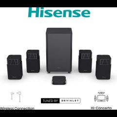 Hisense HT Saturn Melns 4.1.2 kanāli 720 W