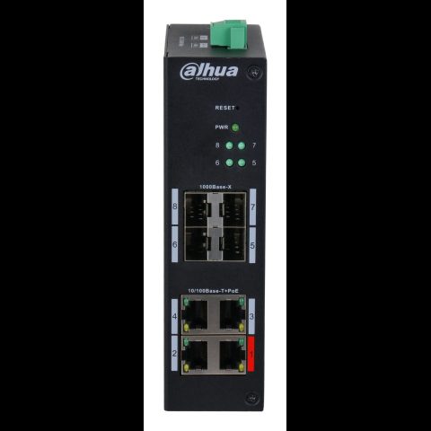 Dahua Technology HS4408-4ET-96 сетевой коммутатор Управляемый L2 Fast Ethernet…
