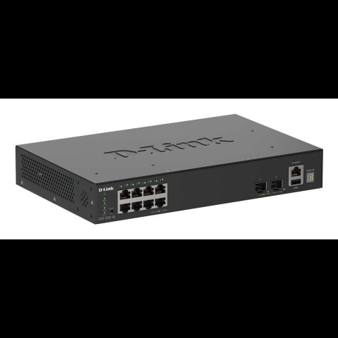 D-Link DGS-1530-10 Vadīts L2 Gigabit Ethernet (10/100/1000) Melns