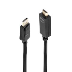 Lindy 36921 video kabeļu aksesuārs 1 m DisplayPort HDMI Type A (Standard) Meln…