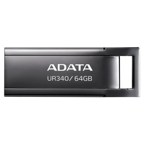 ADATA UR340 USB zibatmiņa 64 GB USB Type-A 3.2 Gen 2 (3.1 Gen 2) Melns