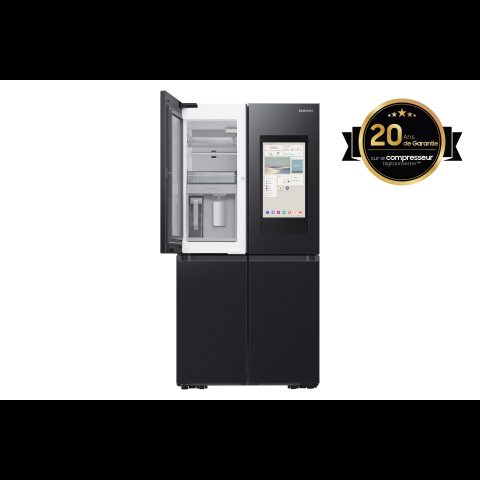 Samsung RF65DG9H0EB1 side by side ledusskapis Brīvi novietots 636 L Melns