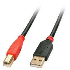 Lindy 42761 USB kabelis USB 2.0 10 m USB A USB B 0