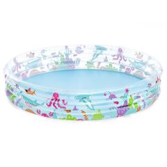 Bestway Triple Ring Deep Dive Inflatable Kiddie Pool 1.83 m x 33 cm