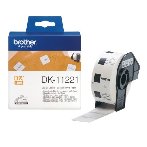 Brother DK-11221 marķēšanas lenta Melns uz balta