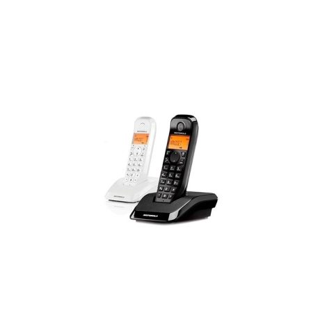 Motorola S12 Duo DECT telephone Caller ID Black