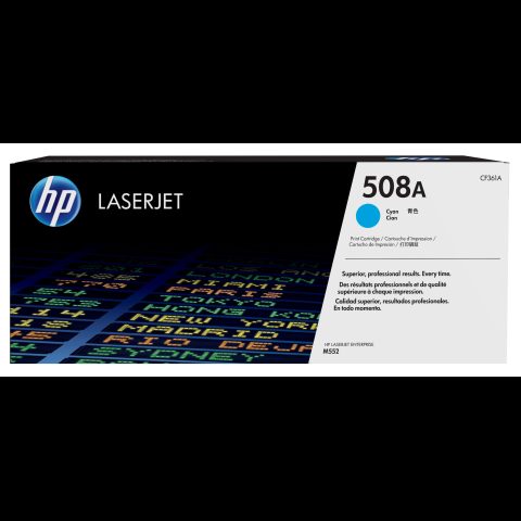 Hewlett Packard (HP) HP 508A Cyan Original LaserJet Toner Cartridge