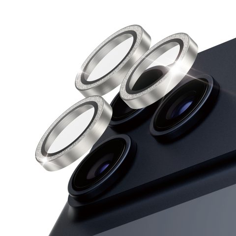 Panzer Glass PanzerGlass ® Hoops® Camera Lens Protector Glitter Silver iPhone 17 Pro