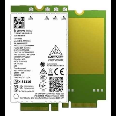 Dell DW5933E Internal WWAN 4670 Mbit/s