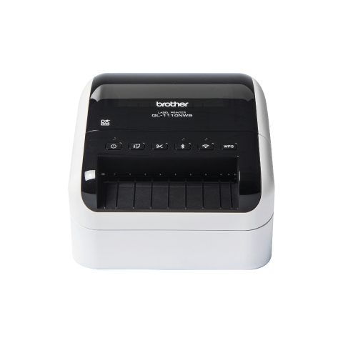 Brother QL-1110NWB etiķešu printeris Tieši temiskā 300 x 300 DPI 110 mm/sec Vadu…