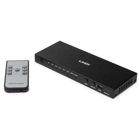 Lindy 38386 KVM переключатель Черный