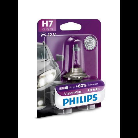 Philips VisionPlus 12972VPB1 auto spuldze H7 55 W Halogēns