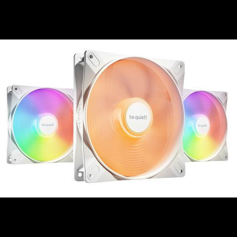 be quiet! LIGHT WINGS LX 140mm PWM High Speed 3-Pack White Computer case…