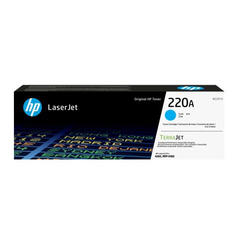 Hewlett Packard (HP) HP 220A Cyan Original LaserJet Toner Cartridge