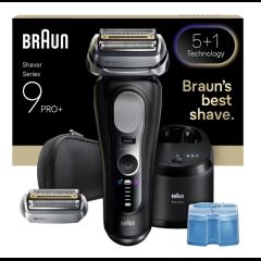 Braun Series 9 Pro+ 9660CCPS Sietiņa skuveklis Trimmeris Melns