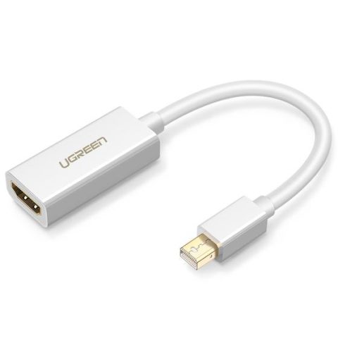 Ugreen 10460 видео кабель адаптер Mini DisplayPort HDMI Белый