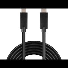 Sandberg 136-09 USB kabelis USB 3.2 Gen 2 (3.1 Gen 2) 2 m USB C Melns