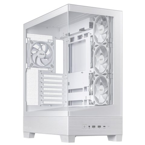 Asus A31 Plus TG ARGB WHITE Midi Tower Balts