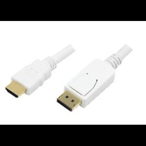 LogiLink HDMI-DP DisplayPort Balts