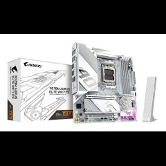 Gigabyte X870M AORUS ELITE WIFI7 ICE Motherboard - Supports AMD Ryzen 9000 CPUs